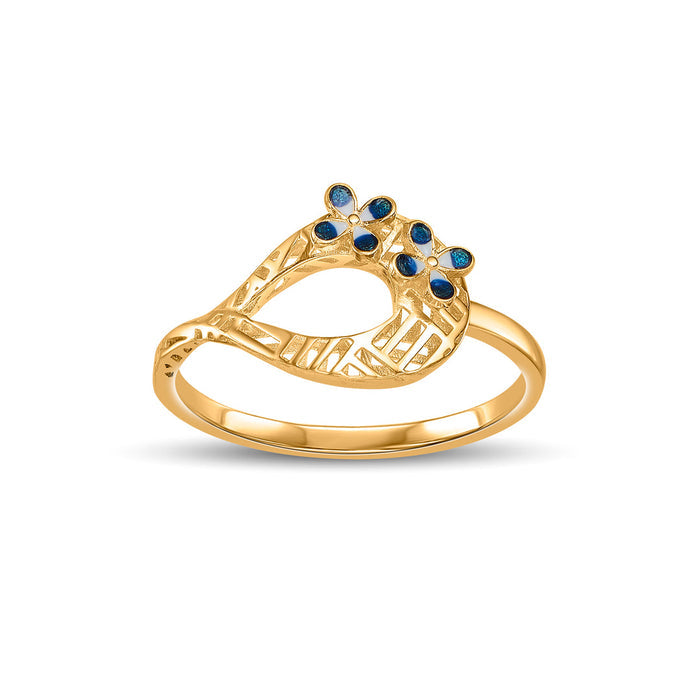 Mono Edge Gold Ring for Her