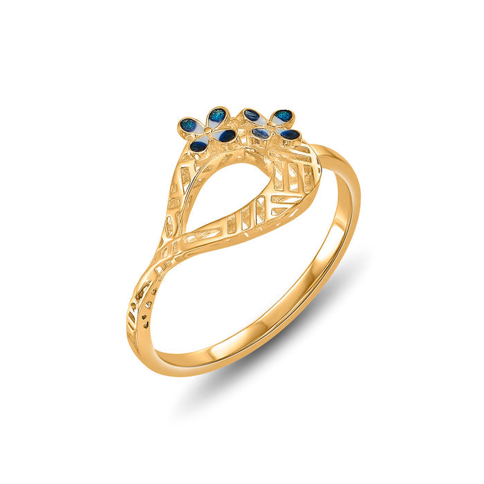 Mono Edge Gold Ring for Her