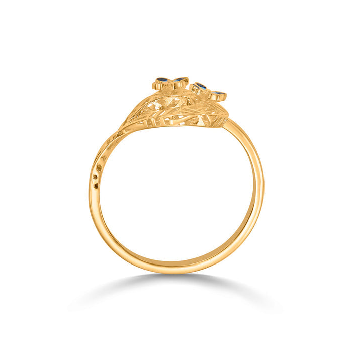 Mono Edge Gold Ring for Her