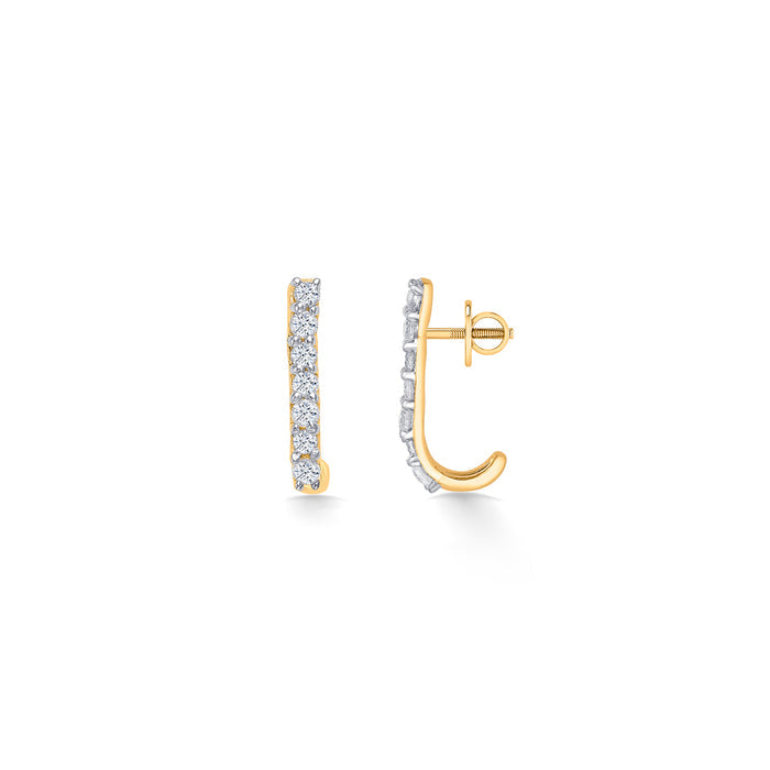 Munchkins Yellow Gold Kids Earring