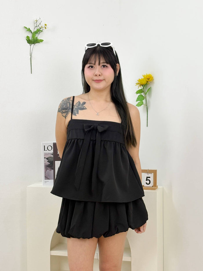 Nouvelle Bow Top (Black)