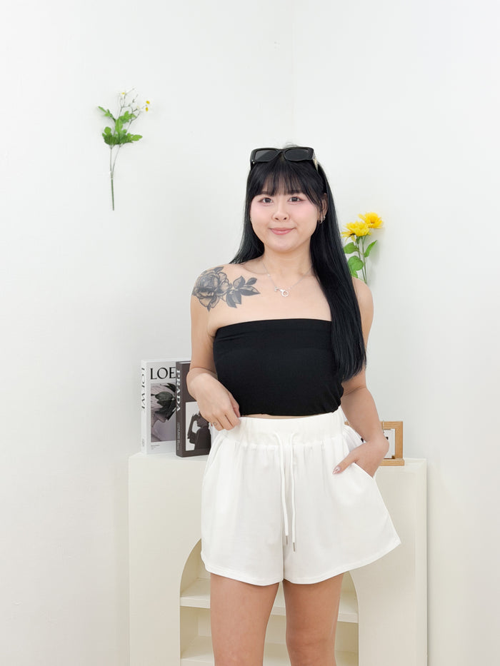 Off-Duty Lounge Shorts (White)