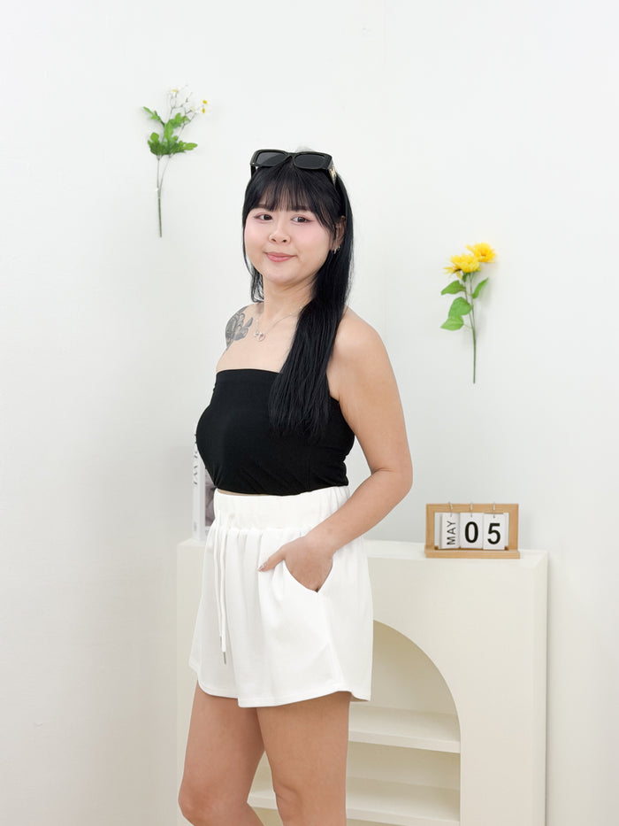 Off-Duty Lounge Shorts (White)