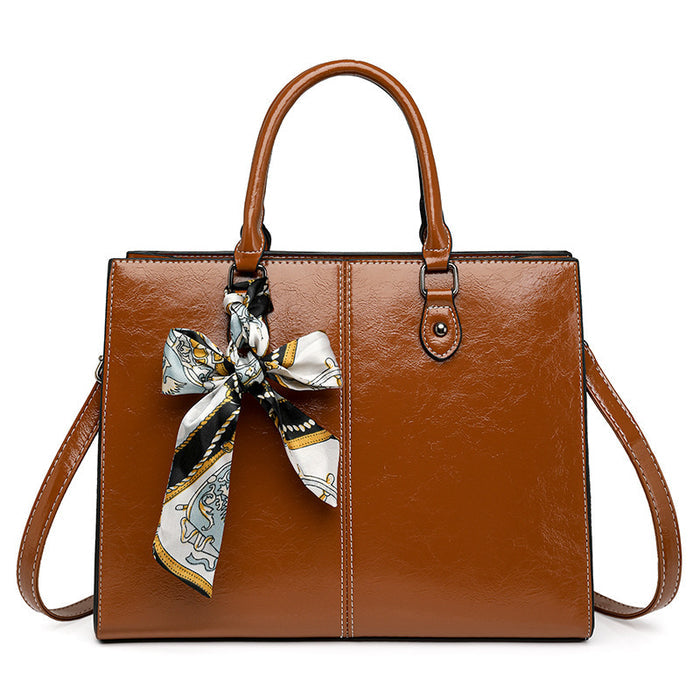 Oil Wax Women's Shoulder Messenger Bag