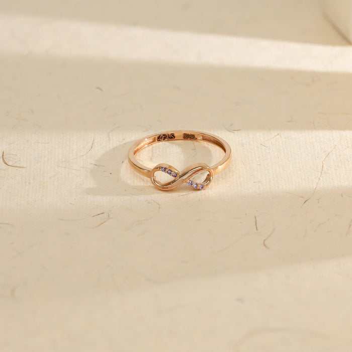Orovia Knot Eternity Gold Ring