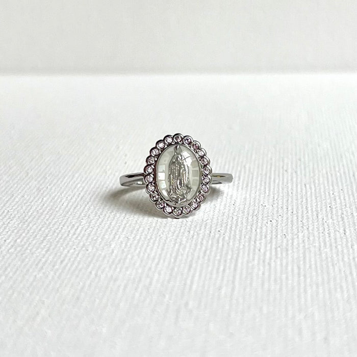 Our Lady of Guadalupe Ring- Silver