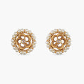 Pearl Floral Antique Earrings