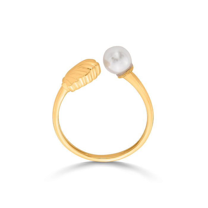 Pearl & Shell Cascade Ocean Collection Pearl Ring