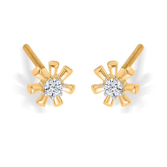 Petal Pops Yellow Gold Kids Earring
