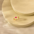 Prisma Band Gold Ring for Her