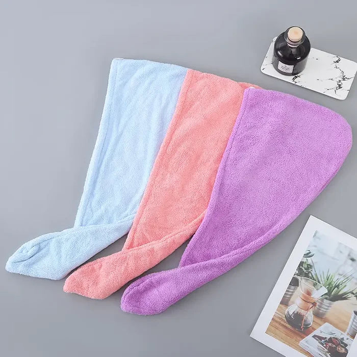 Quick-Dry Microfiber Hair Towel