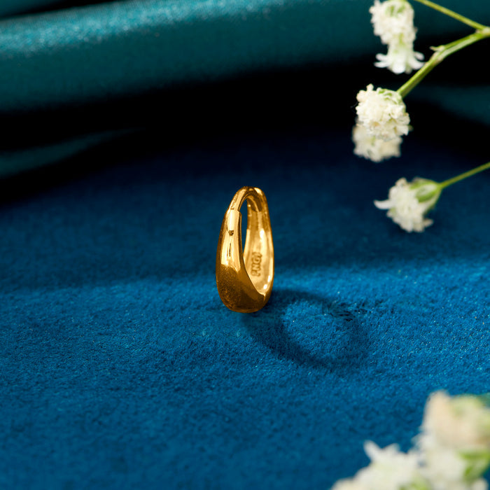 Radiant Beam Bali Gold Men's Earring