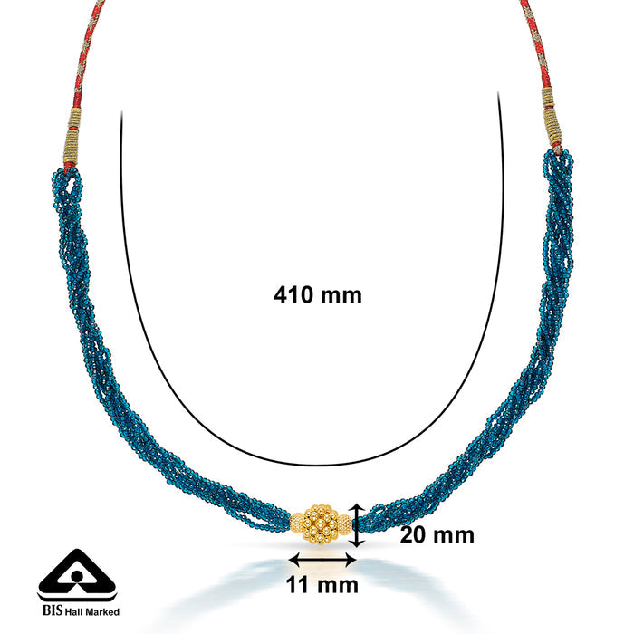 Radiant Sphere Gold Choker For Women