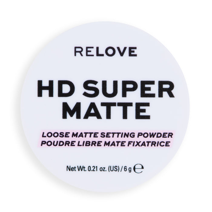 Relove By Revolution HD Super Matte Loose Matte Setting Powder Translucent 6gm