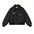 Retro Biker's Pilot Jacket Coat Thick Mid-length