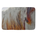 Retro Sunlight and Grey Bath Mat