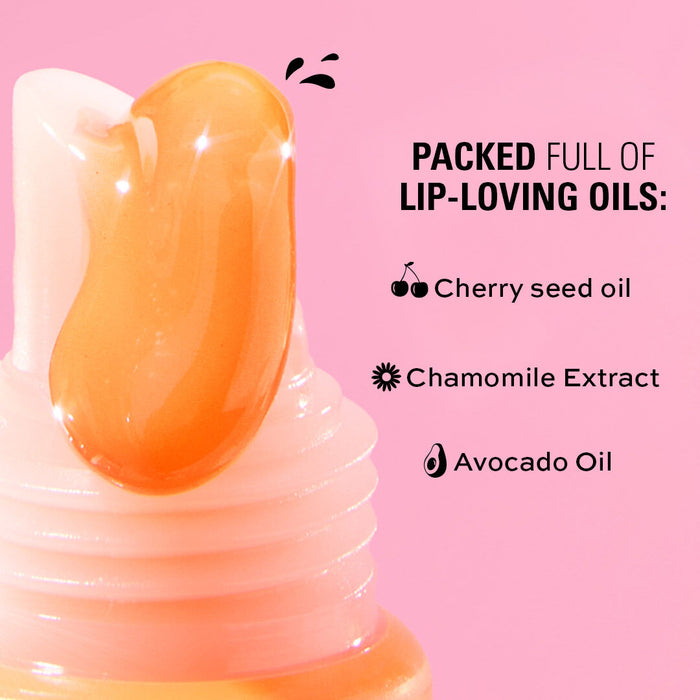 Revolution Juicy Peptide Lip Balm Peach Bellini Orange 8ml