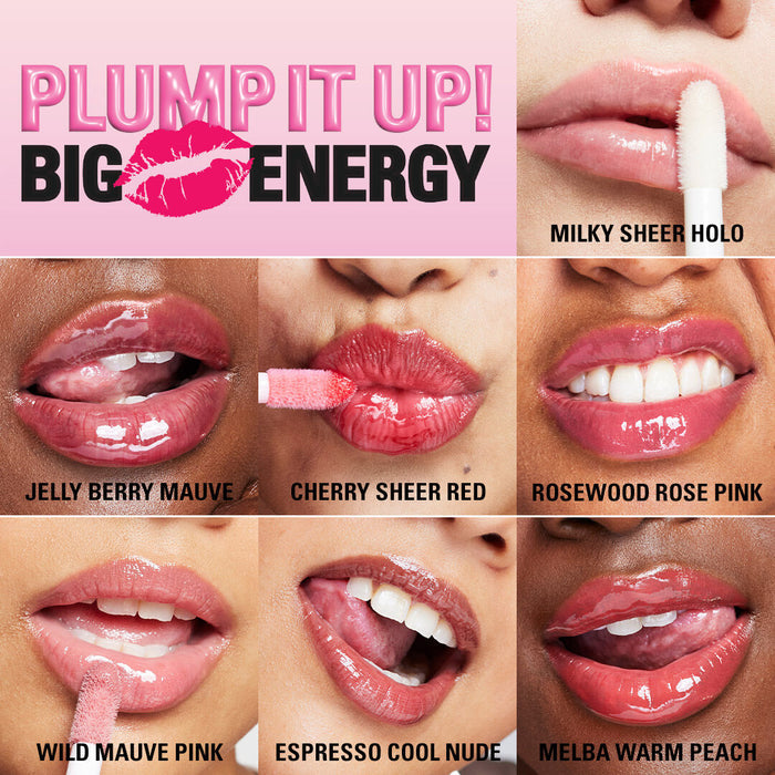 Revolution Pout Bomb Plumping Gloss Rosewood Rose Pink