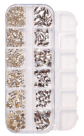 Rhinestone 12 grid Shapes & Round