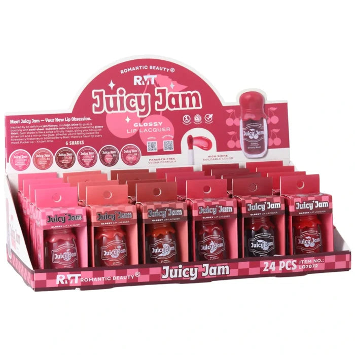 Romantic Beauty - Juicy Jam Glossy Lip Lacquer
