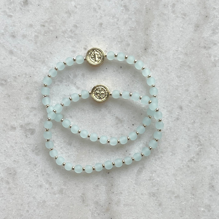 Saint Benedict Stretch Bracelet- Multiple Colors