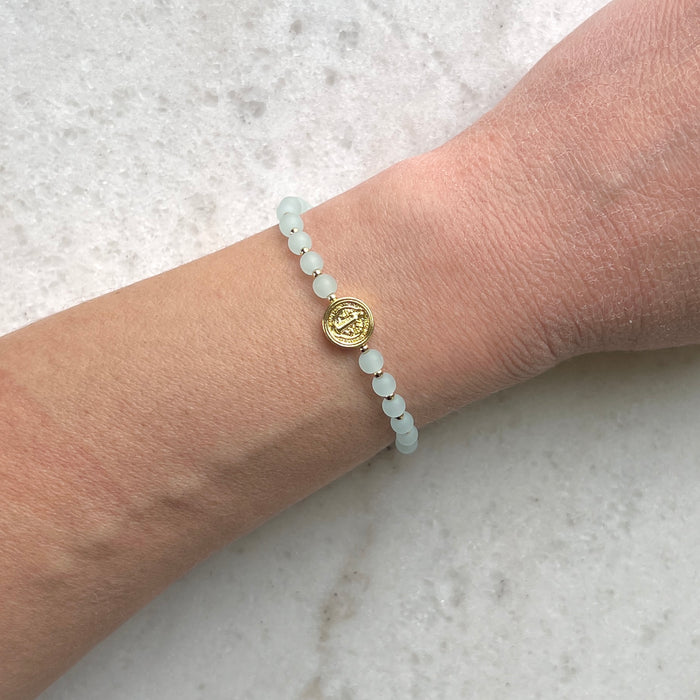 Saint Benedict Stretch Bracelet- Multiple Colors