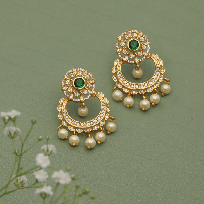 Sampriti Nakshatra CZ Chandbali Earrings