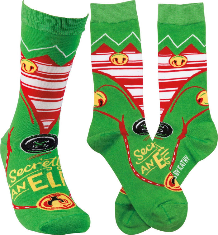 Secretly An Elf - Socks