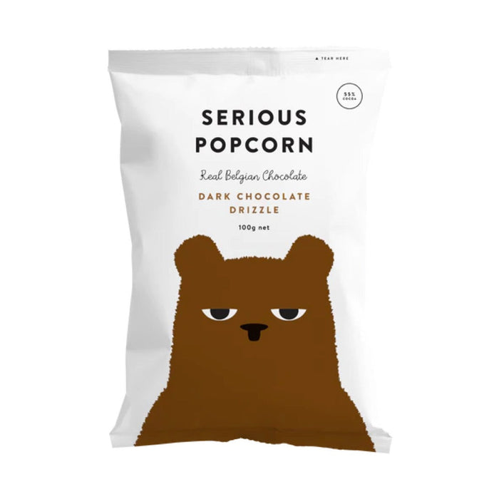 Serious Organic Popcorn Dark Chocolate Drizzle - 70g - L'Organic