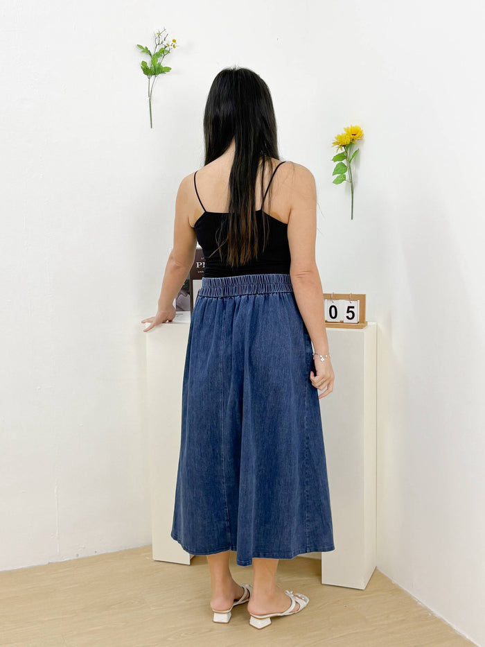 Sienna Denim Skirt (Darkwashed)