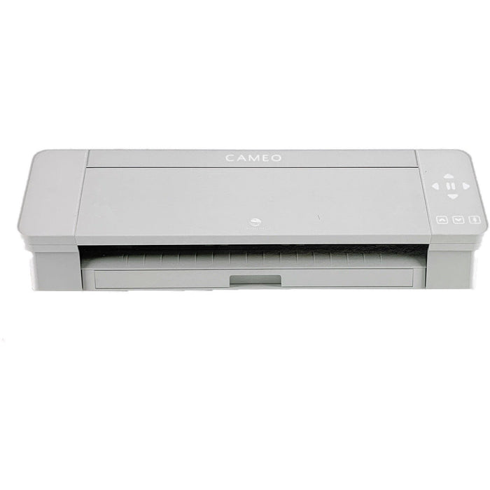 Silhouette America 6XW247 Silhouette Cameo 4 Bluetooth Vinyl, Cardstock And Fabric Cutter Classic, White Edition
