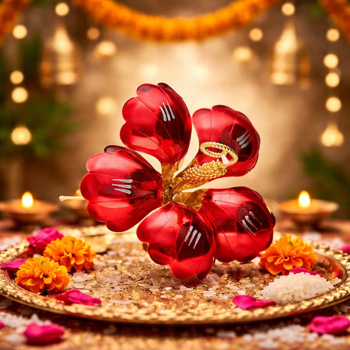 Silver Jaswnd Pooja Article