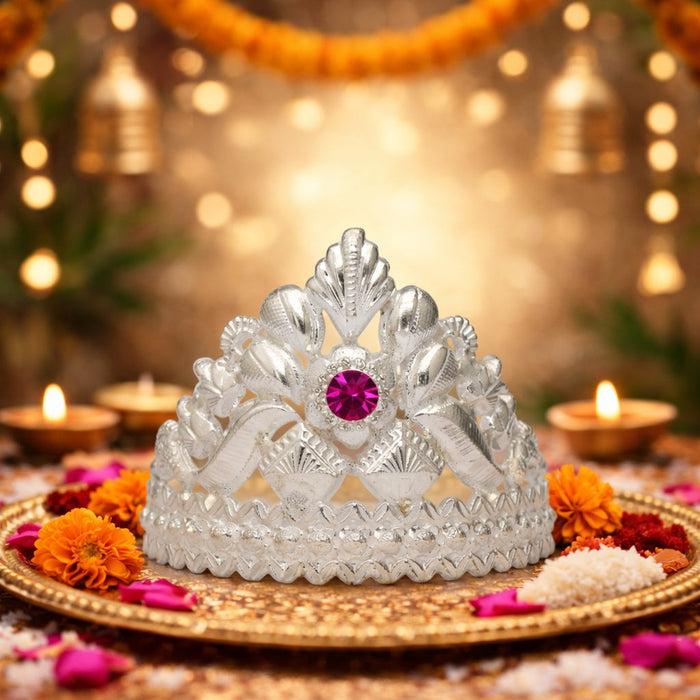 Silver Kirit Pooja Article
