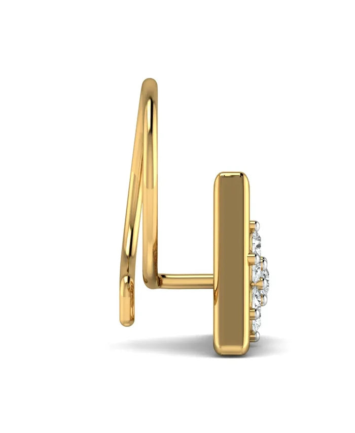 Simple Triangle Diamond Nosepin