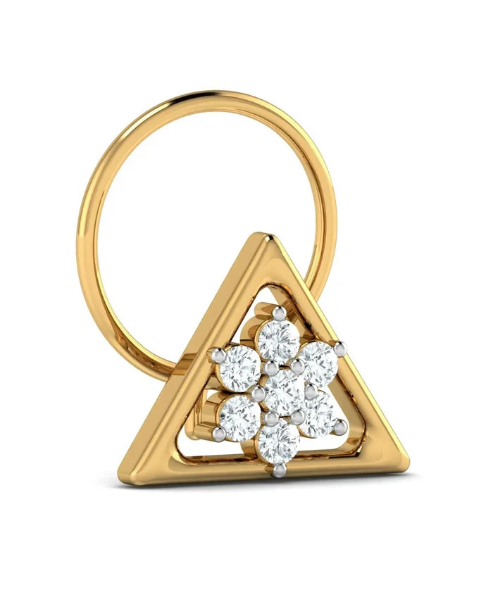 Simple Triangle Diamond Nosepin