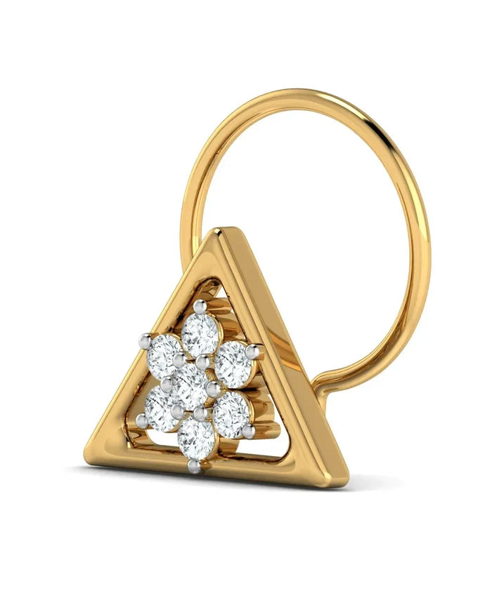 Simple Triangle Diamond Nosepin