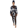 Skinny Mesh Stitching Jumpsuit Women