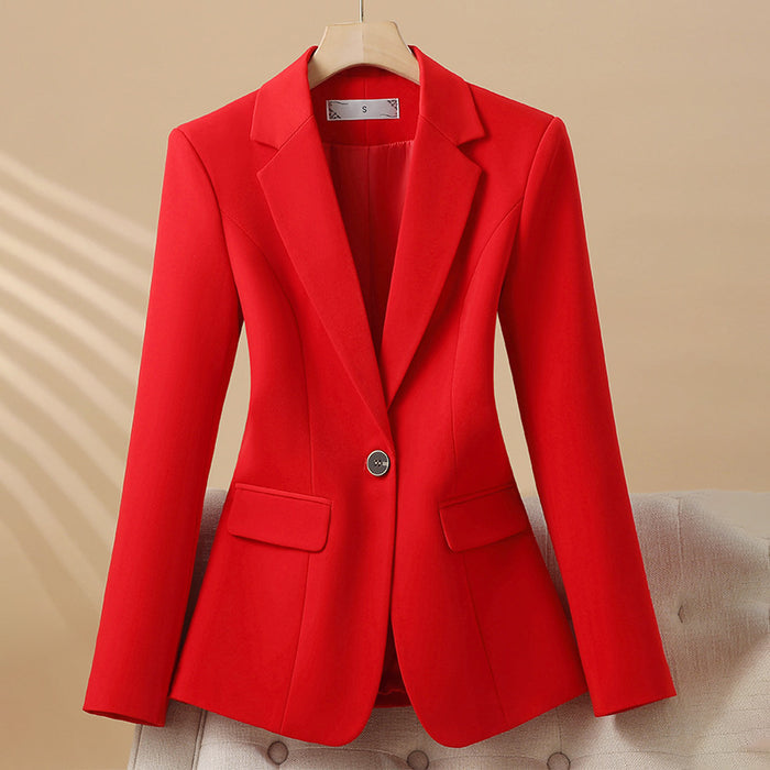 Small Korean Style Casual Short Temperamental Women's Suit Top