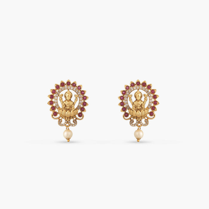 Sonali Antique Kempu Stud Earrings