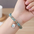 Sparkling Butterfly Charm Beaded Bracelet Collection