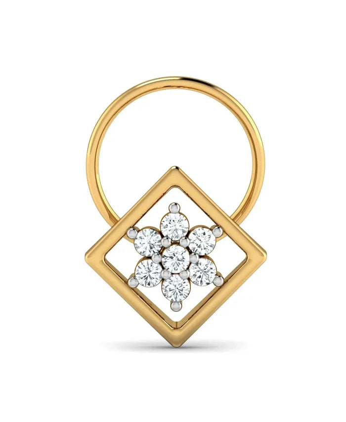 Square Diamond Nosepin