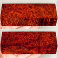 Stabilized amboyna burl wood block