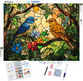 Stained Glass Songbird Symphony