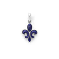 Sterling Silver Anthem Lapis Fleur-De-Lis Amulet Pendant by LAGOS