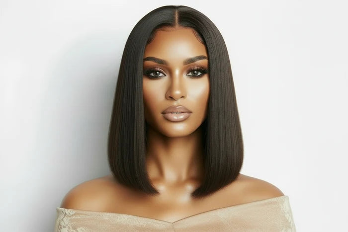 Straight Bob Lace Front Wig | 13x4 HD Lace | 150% Density