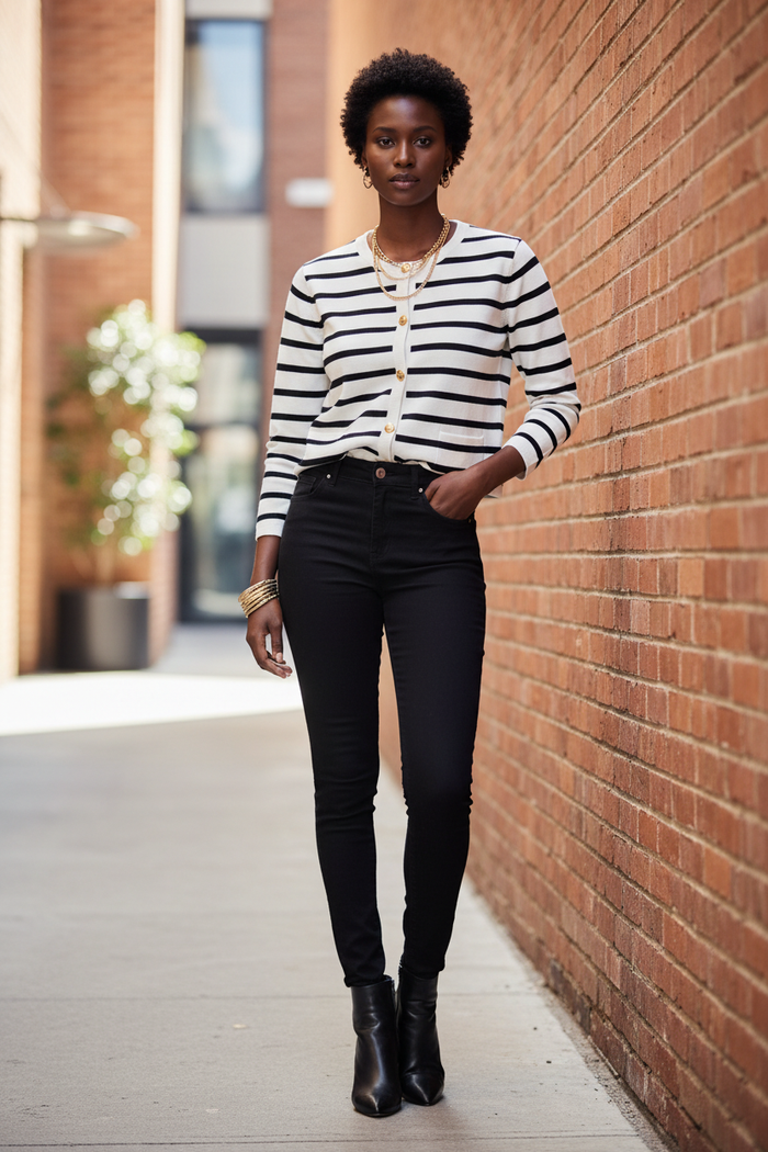 Striped Cardigan - Urban
