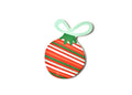 Happy Everything Striped Ornament Attachment