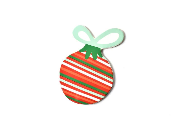 Happy Everything Striped Ornament Attachment