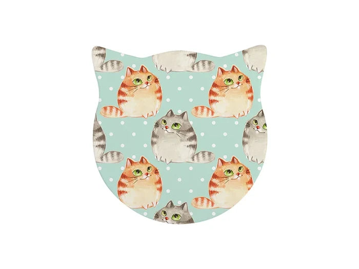 Sublimation Cat coaster w/ Cork