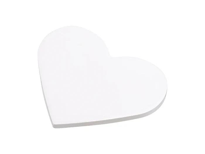 Sublimation Heart Ceramic Coaster w/ Cork